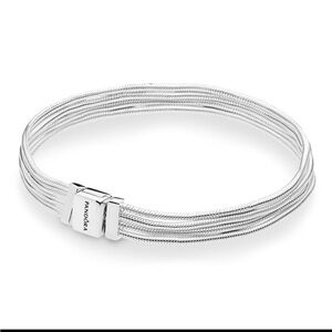 Pandora Reflexions Multi Snake Chain Bracelet Size 6.7